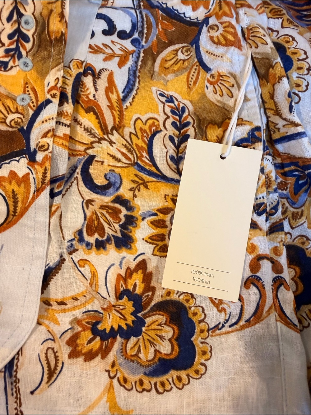 Joie 100% Linen 2PC Top and Shorts Set - Picture 7 of 7